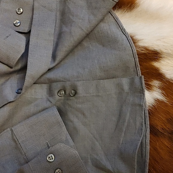 🌸Geoffrey Beene Dress Shirt Sz XL 17.5 34/35 - Picture 4 of 5